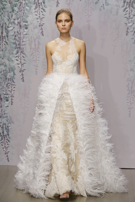 秋季纽约婚纱周：Monique Lhuillier Fall 2016