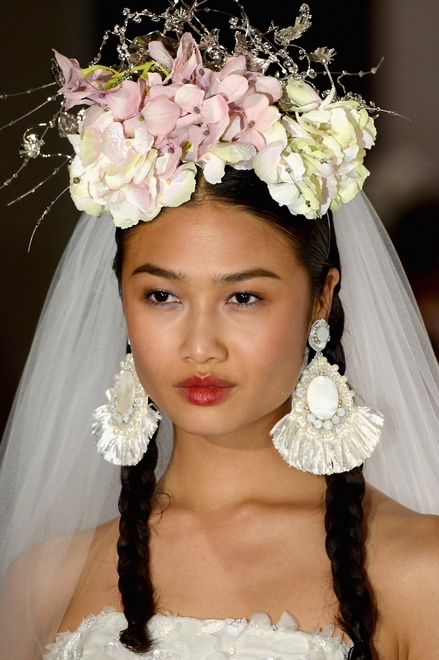 2016秋季纽约婚纱周最美妆发造型