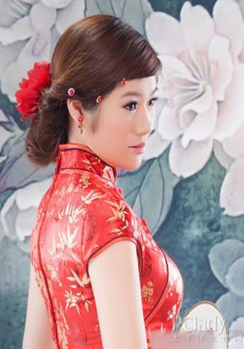 中式婚礼新娘发型 不一样的唯美温婉