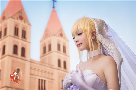 cosplay婚纱_cosplay美图《Fate》婚纱Saber